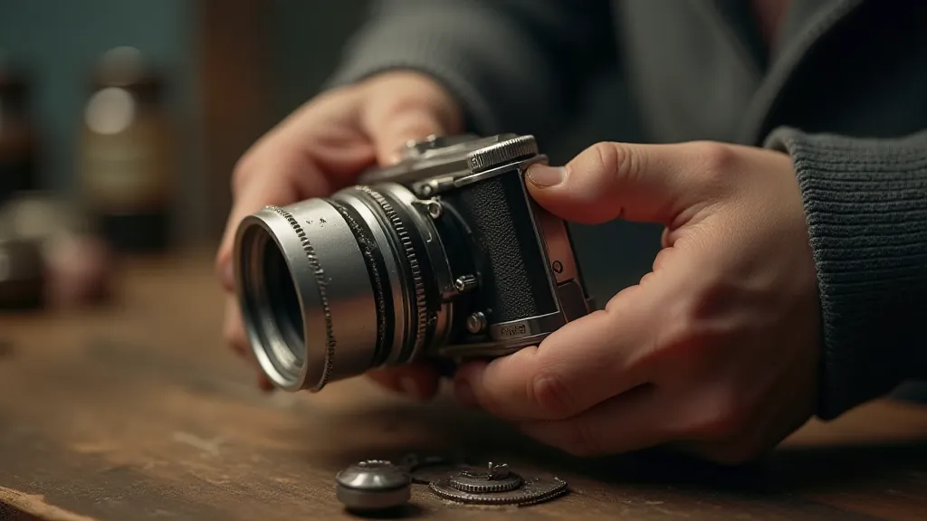 Accordion viewfinder repair