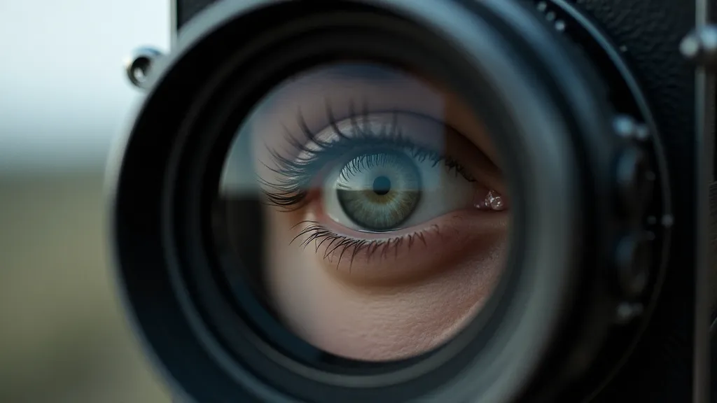 Photographer’s Eye Through Viewfinder